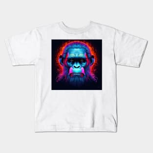 Apes Together Strong Neon Pop Art 2 Kids T-Shirt